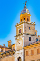 Fototapeta na wymiar clock tower in Modena