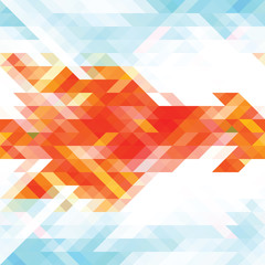 Triangle vector background