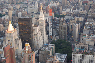 Panoramic view of New York city