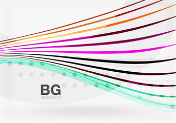 Modern wave lines, elegant wave abstract background