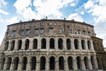 Obraz premium Marcello Theater in Rome, Italy