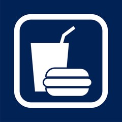 Foods and Drinks Icon - Illustration