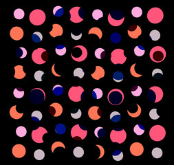 A finny pattern of circles