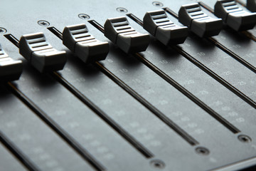 mixing console