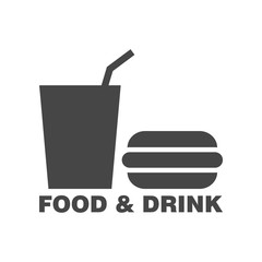 Foods and Drinks Icon - Illustration