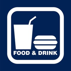 Foods and Drinks Icon - Illustration