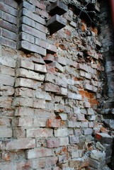 Walls\ crumbling brick walls - 138806179