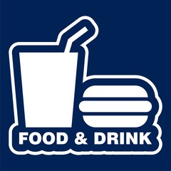 Foods and Drinks Icon - Illustration