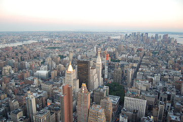 Fototapeta na wymiar Panoramic view of New York city
