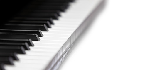 Naklejka premium Piano and Piano keyboard