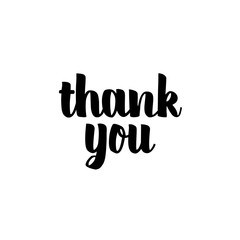 Thank You Lettering