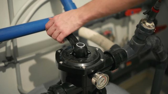 Backwash sand filter