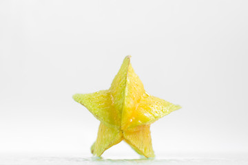 Carambola. Averrhoa carambola L. fruit star