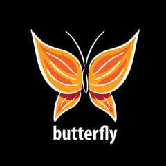 vector butterfly logo
