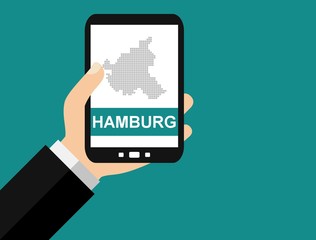 Hamburg auf dem Smartphone