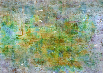 Abstract watercolor background painting on paper.