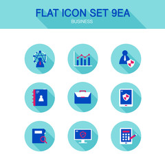 Business icon set