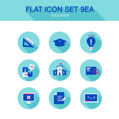 education icon set