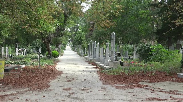 Ancient cemetery in Varna. Bulgaria.