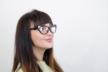 Fototapeta premium Girl in glasses