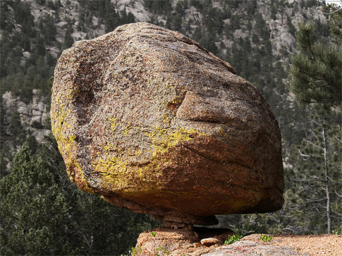 balance, boulder, crazy, granite, rock, outdoor, boulder, stone, large