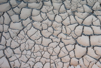 Dry cracked earth background