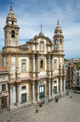 Fototapeta premium Church San Domenico in Palermo, Italy