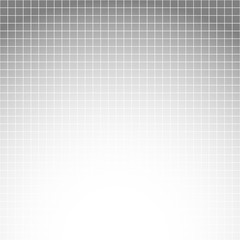 White line square grid on grey background in abstract concept vector illustration