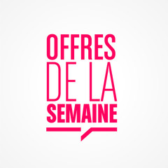 offres de la semaine
