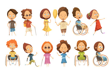 Disabled Kids Set