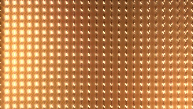 Rotating glittering golden rings on dark background.  All that glitters is gold. Perfect loop.