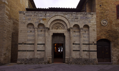 Church of san francesco in san gimignano_tuscany, italy,europe