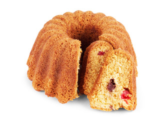 Brownie stack, closeup chocolate cake