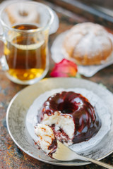 Sweet vegetarian mousse