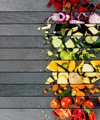 Vegetable Mix Stripes