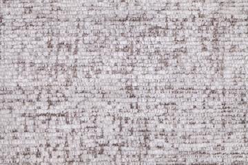 White fluffy background of soft, fleecy cloth. Texture of textile closeup