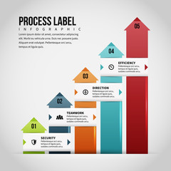 Process Label Infographic