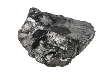 coal isolated on white background