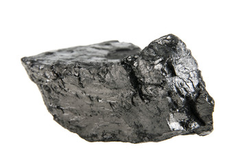 coal isolated on white background