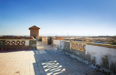 View from a roof on Eastern (Arabian) Desert