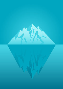Illustration of an iceberg