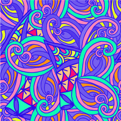 Geometric background made of lines and patterns