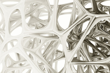 Rendering abstract bionic structure - 138844782
