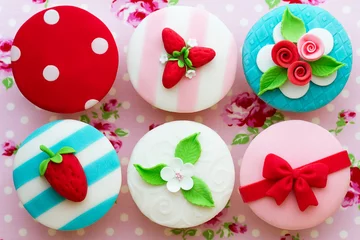 Rolgordijnen Cupcakes © Ruth Black