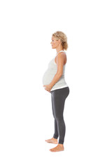 Fototapeta premium Pregnant woman exercise