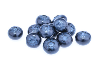 Blueberry isolated on white background