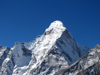  The peak Ama Dablam in the Himalayas