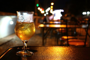 Drinking Time and Relax Time with Beer.