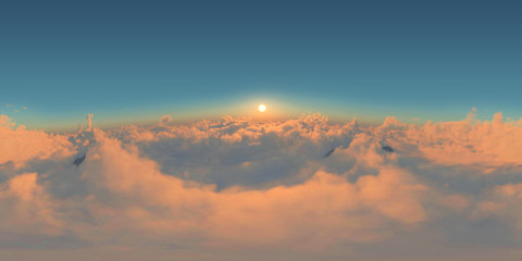 Clouds VR 360° Sun Set