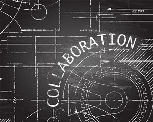 Collaboration Blackboard Machine